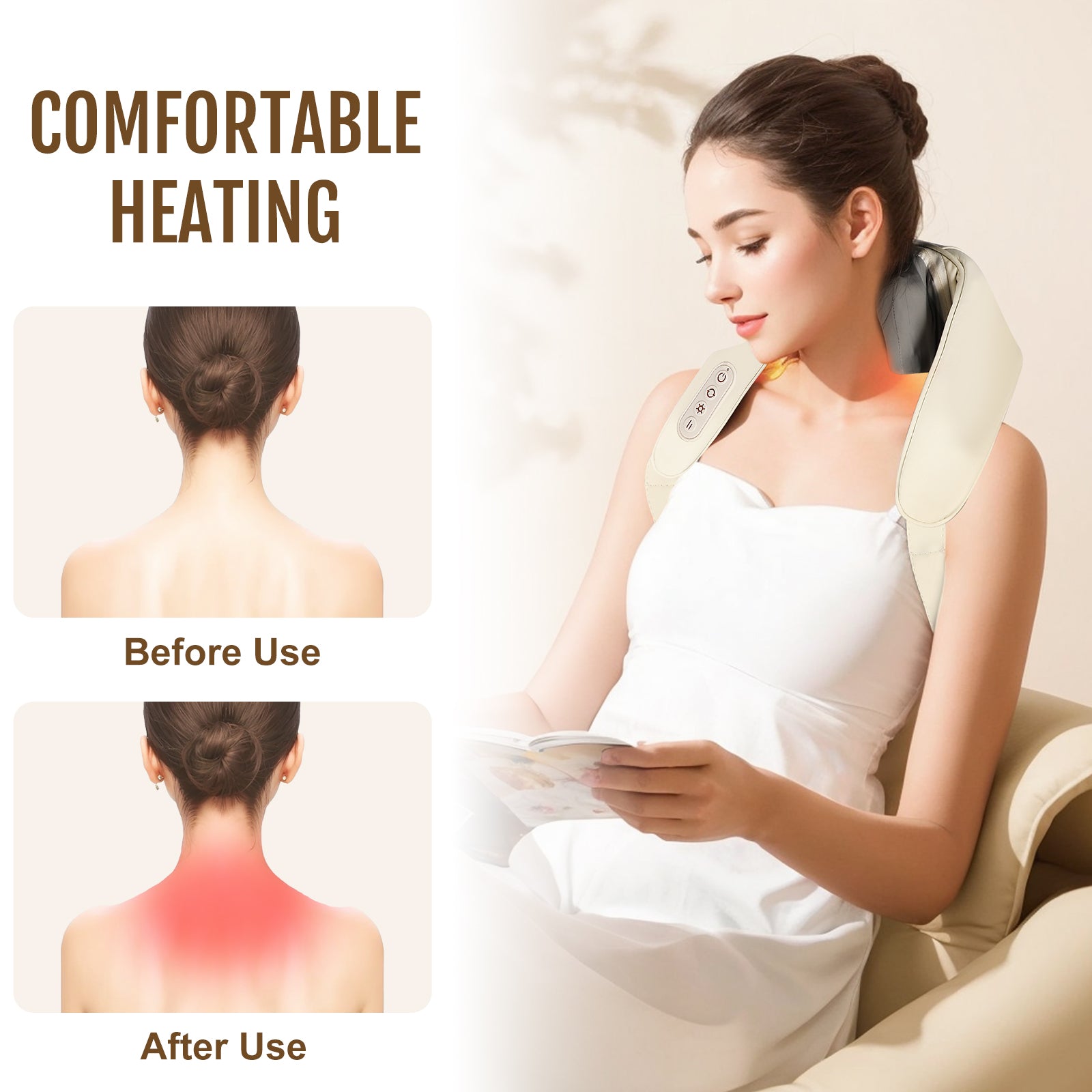 YHR Neck Massager relieves Neck Pain